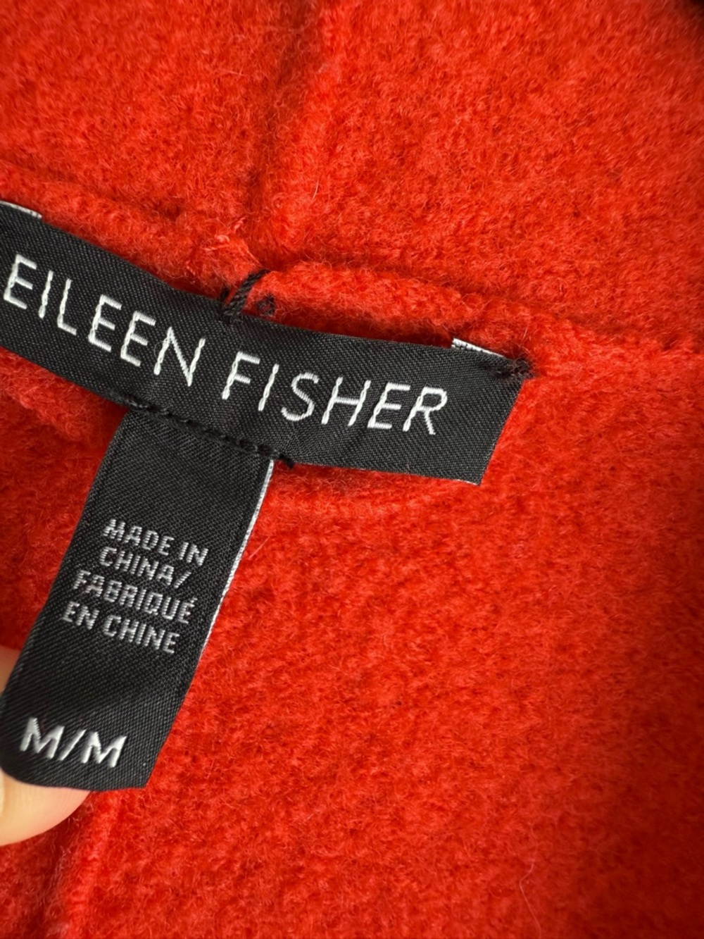 Eileen Fisher Wool Kimono Shawl Collar Jacket - Picture 10 of 10